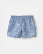 Tout-petit gar&ccedil;on - Short maillot de bain &agrave; motif bandana floral - Bleu, image 2 sur 3 diapositives