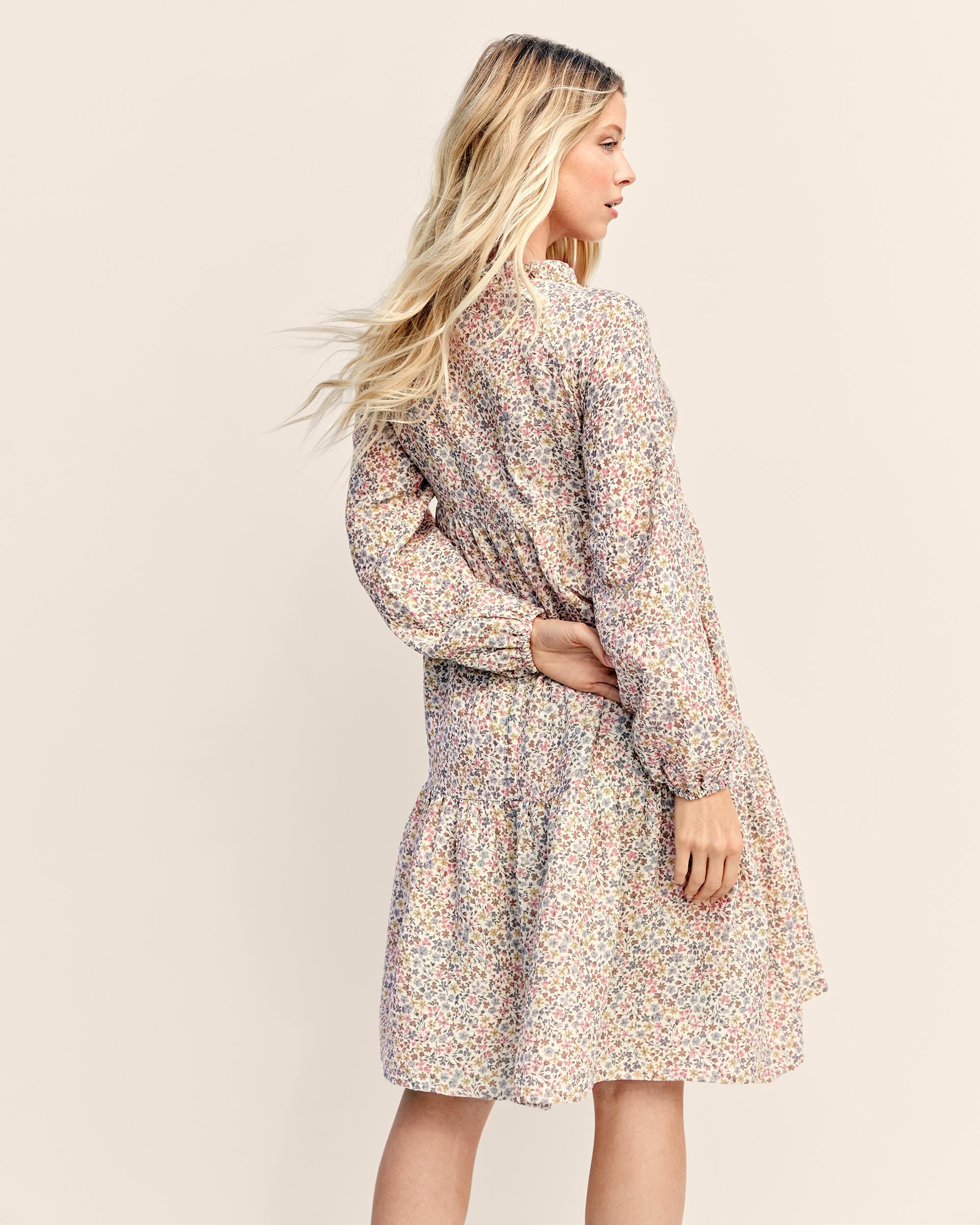 Adult Women s Maternity Button Front Wildflower Dress