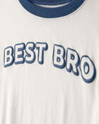 Boys 'Best Bro' Graphic Tee - Ivory, image 2 of 4 slides