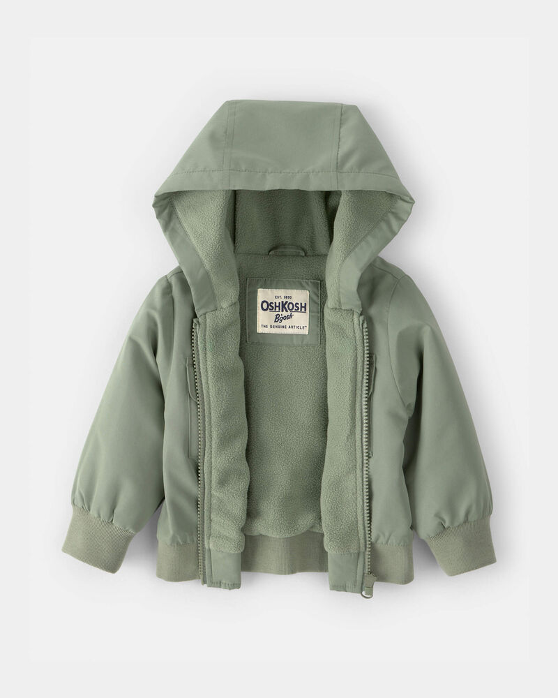B&eacute;b&eacute; fille -  Blouson utilitaire mi-&eacute;paisseur pour fille - Vert, image 2 sur 3 diapositives