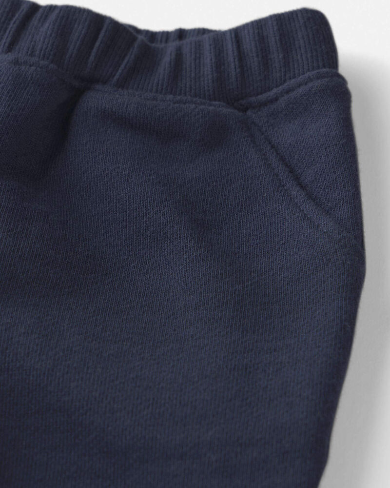 Baby Boy 2-Piece Organic Cotton French Terry Top & Pant Set, image 2 of 4 slides