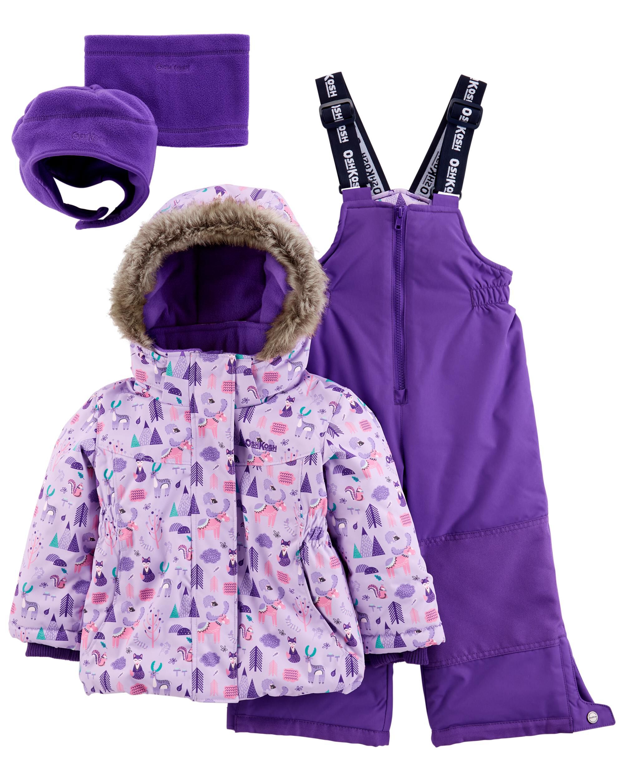Carters baby girl snowsuit on sale