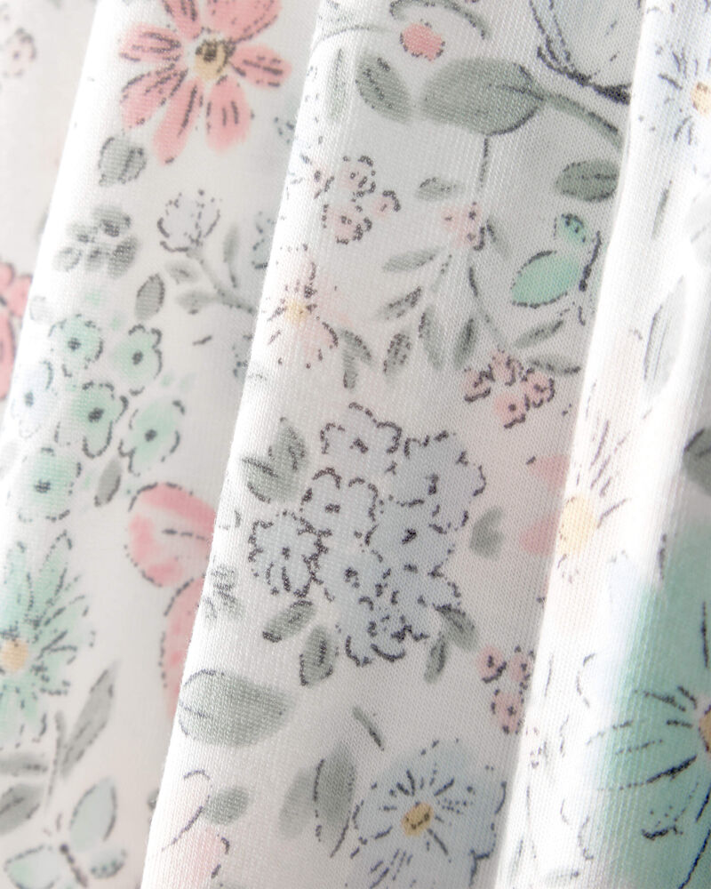 Baby Girl 2-Pack Butterfly Garden PurelySoft Caps, image 2 of 4 slides