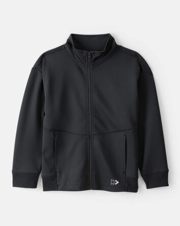 Garçons - Blouson à fermeture à glissière - Noir, 