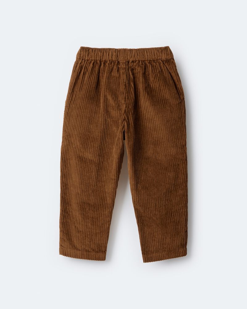 Toddler Boy Corduroy Pocket Pant - Cinnamon, image 2 of 7 slides