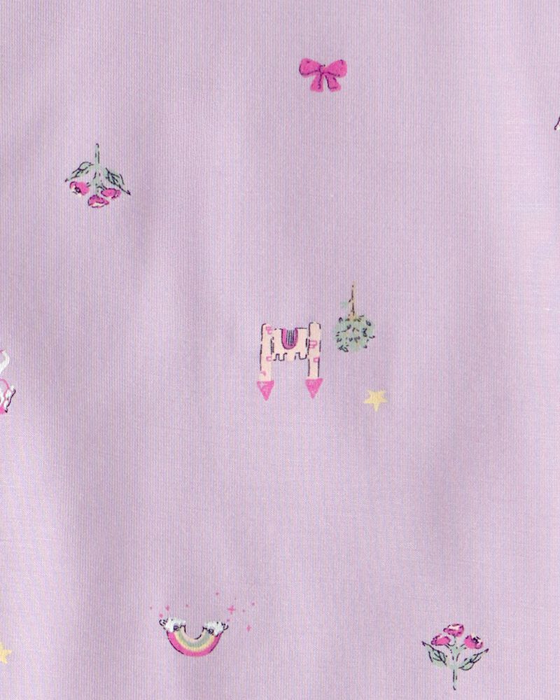 Toddler Girl Fairytale PurelySoft 2-Piece Pyjama Set - Purple, image 4 of 7 slides