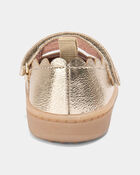 Baby Girl Every Step&reg; First Walker Shiny Dress Shoes - Gold, image 3 of 6 slides