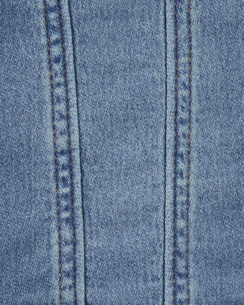 Toddler Classic Knit-Like Denim Jacket, image 2 of 4 slides