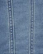 Toddler Classic Knit-Like Denim Jacket, image 2 of 4 slides