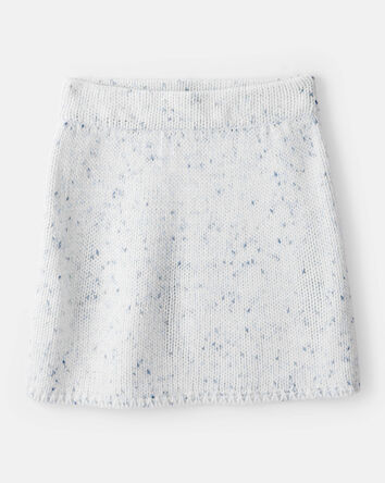 Girls Sweater Knit Skirt - Blue, 