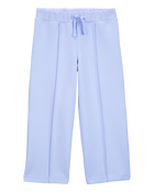 Enfant en bas âge Pantalon à taille haute à cordon de serrage - Bleu, image 3 sur 6 diapositives