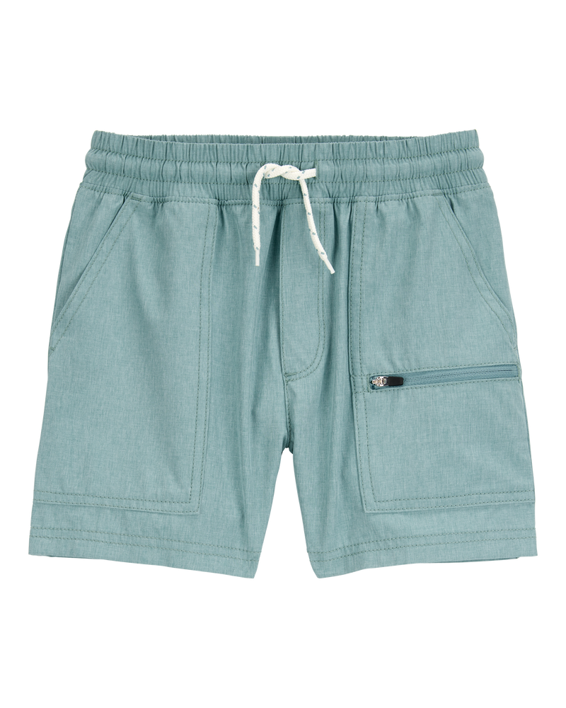 Kid Everyday Trek Shorts - Teal, image 1 of 5 slides