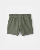 Toddler Boy French Terry Shorts - Green, image 2 of 4 slides
