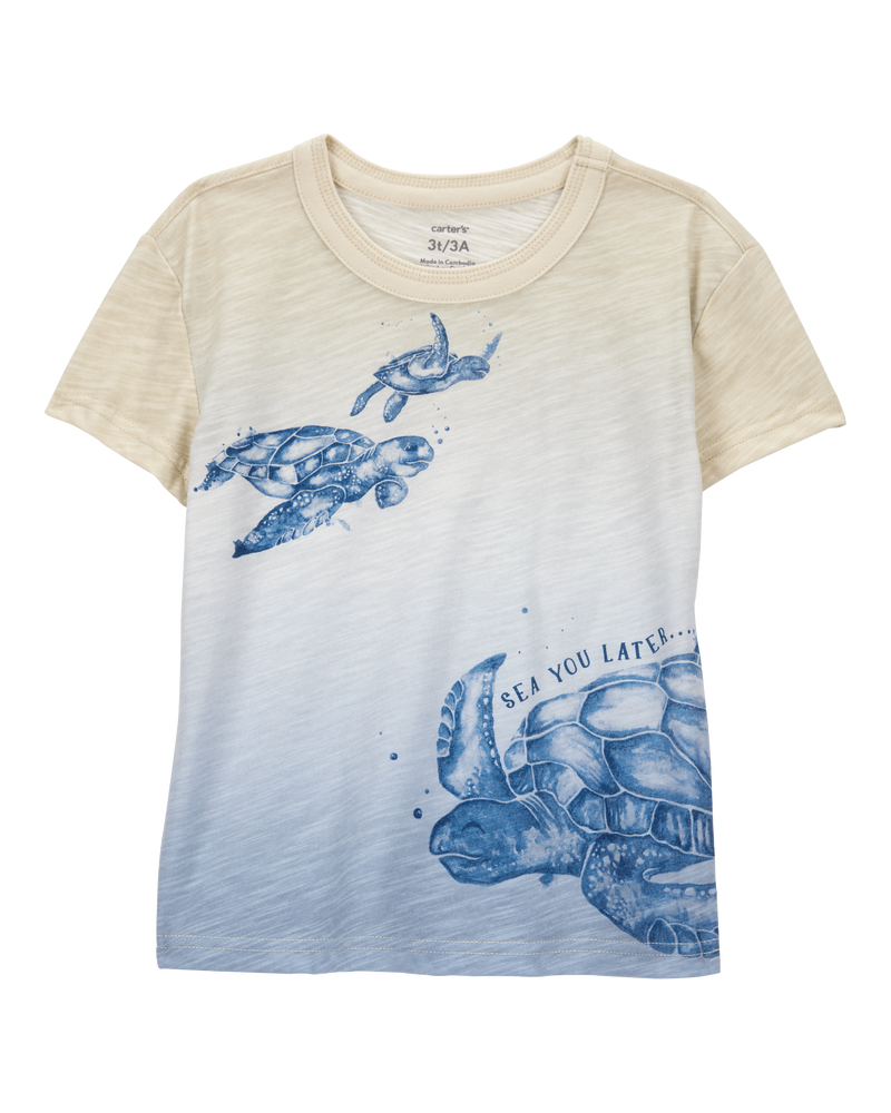 Baby Turtle Knit Short-Sleeve Tee, image 1 of 4 slides