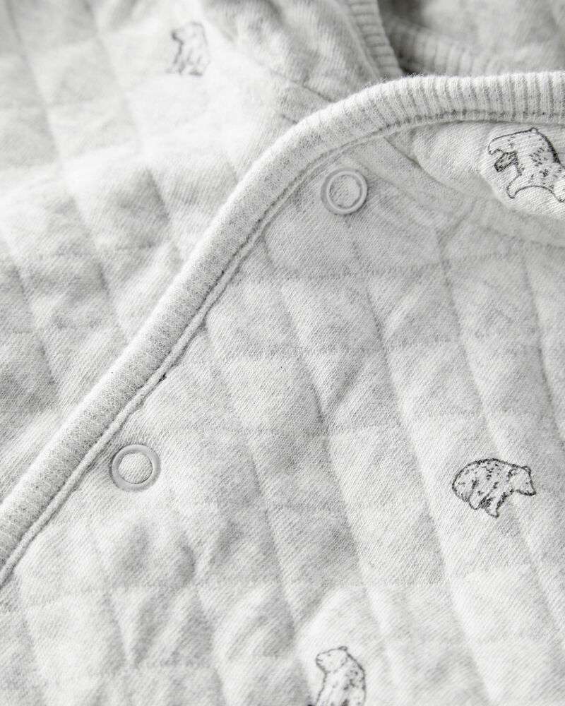 Baby Girl 2-Piece Cardigan & Pants Set Made with Organic Cotton, image 2 of 4 slides