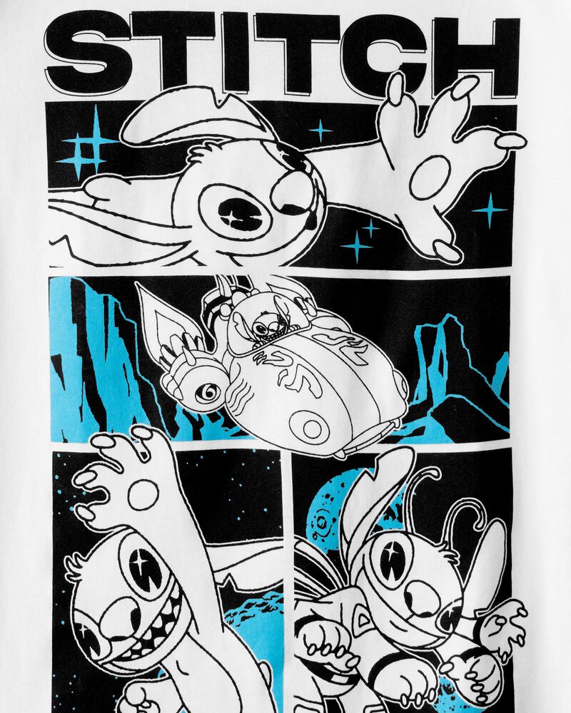 Boys Disney© Lilo & Stitch Short-Sleeve Graphic Tee - White, image 3 of 4 slides