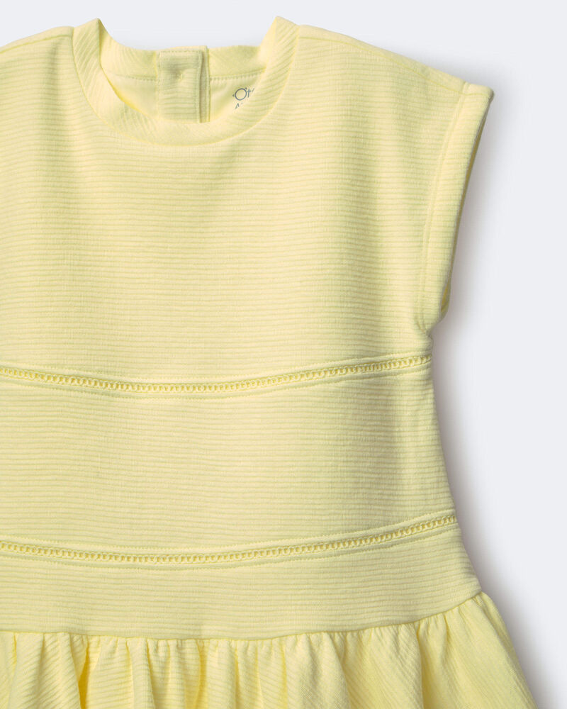 Toddler Girl Drop-Waist Dress - Yellow, image 2 of 2 slides