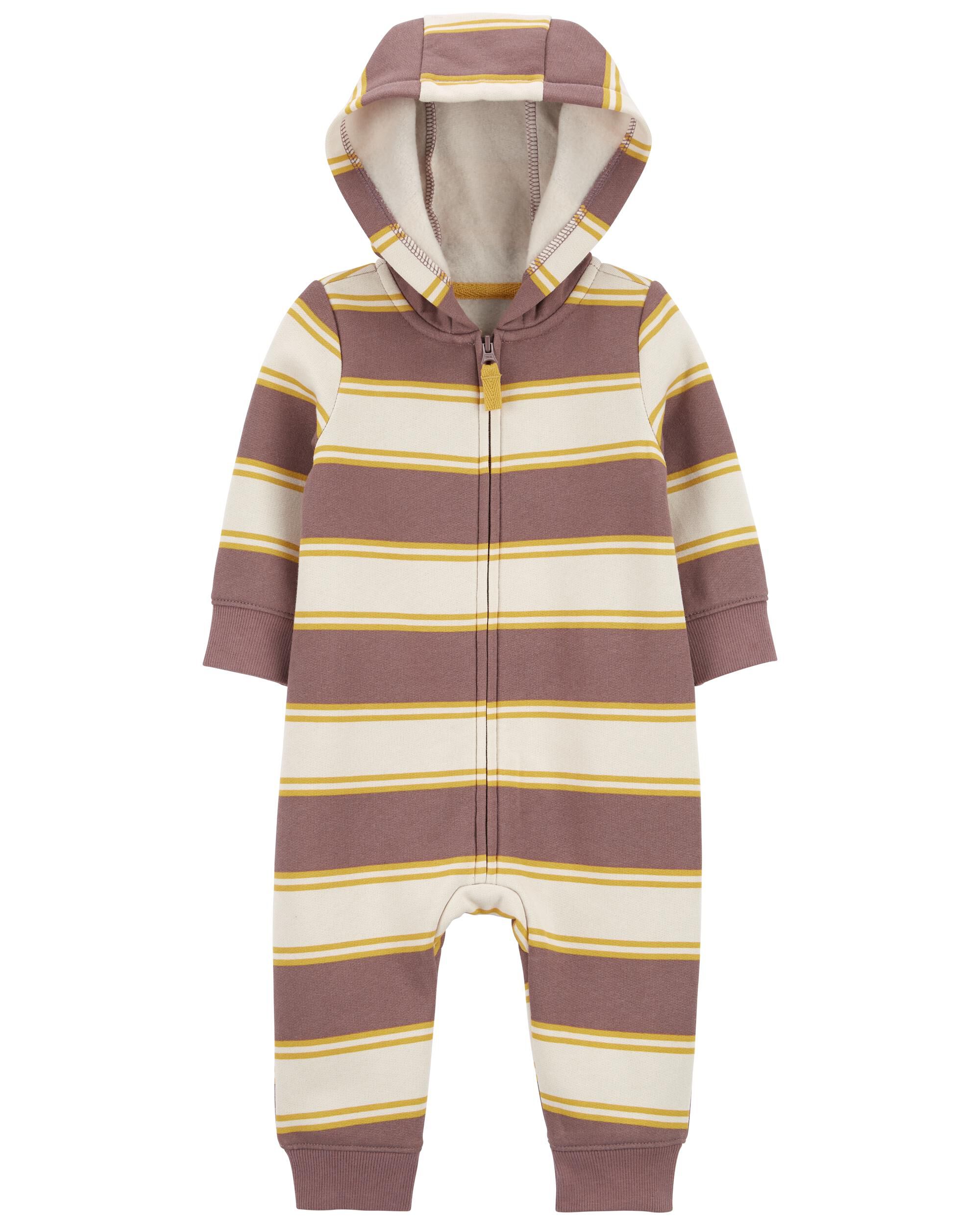 Carter's bear 2025 fleece jumpsuit