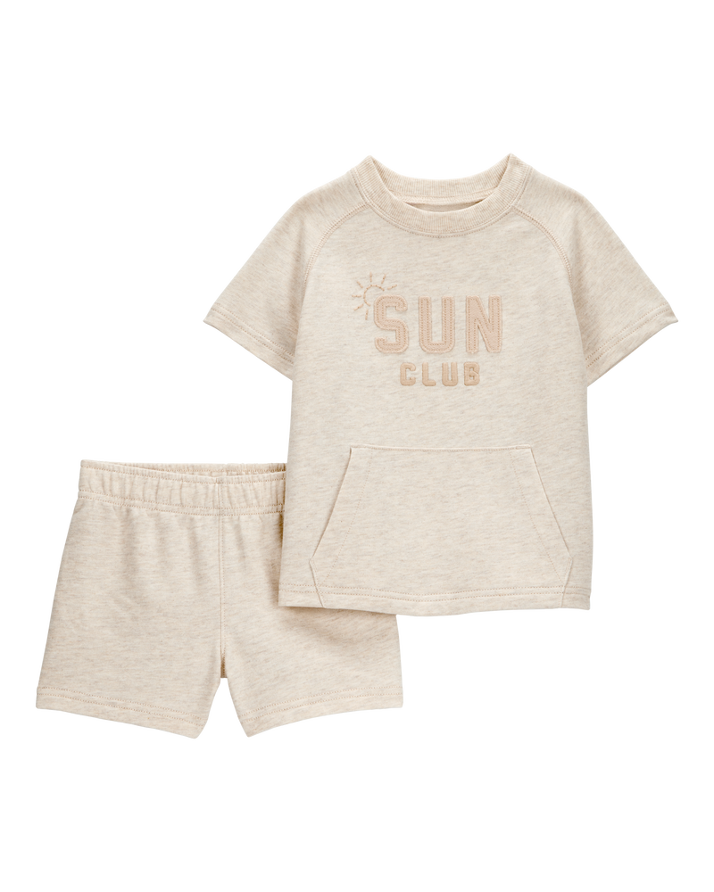 Toddler Boho Chic Sun Club 2-Piece Outfit Set, image 1 of 4 slides