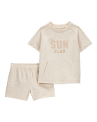 Toddler Boho Chic Sun Club 2-Piece Outfit Set, image 1 of 4 slides