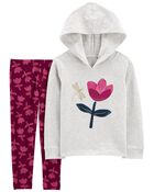 Baby 2-Piece Hooded Tee & Legging Set, image 1 of 2 slides