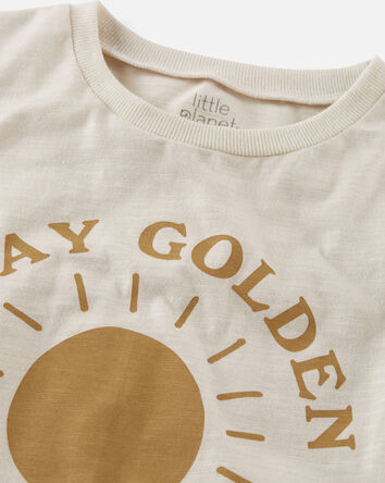 Stay Golden Organic Cotton Graphic Tee
, 