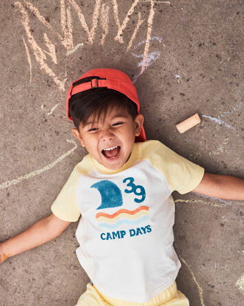 Toddler Boy 2-Piece 'Camp Days' Top & Short Set, 