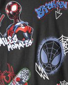 Boys Marvel&trade; Spider-Man Miles Morales Short-Sleeve Graphic Tee - Black, image 2 of 2 slides