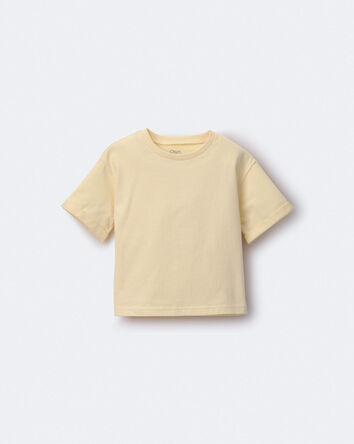 Toddler Rolled Cuff Tee - Yellow, 