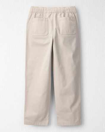 Kids Organic Cotton Baggy Twill Pants, 