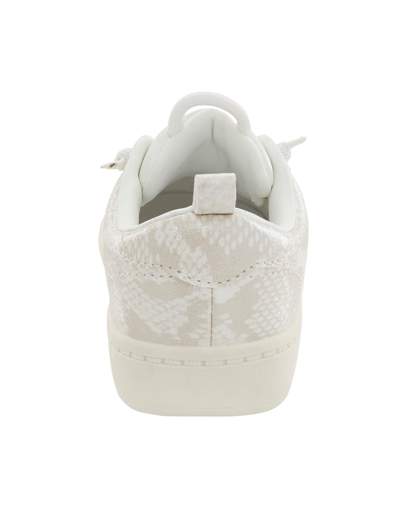 Toddler Snakeskin Pull On Sneakers, image 3 of 7 slides