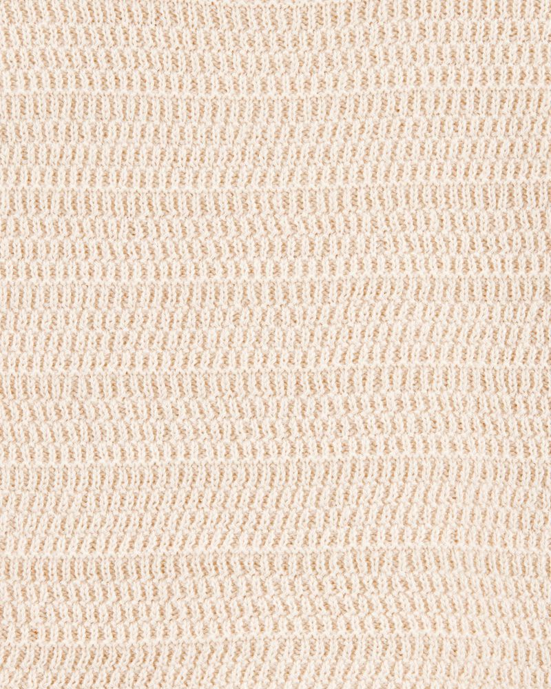 Toddler Crotchet Knit Tank - Ivory, image 3 of 4 slides