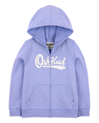 Kid OshKosh Logo Zip Jacket - Purple, image 1 of 3 slides