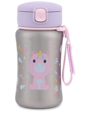 Bouteille &agrave; paille en acier inoxydable Besties Squad - Licorne, 