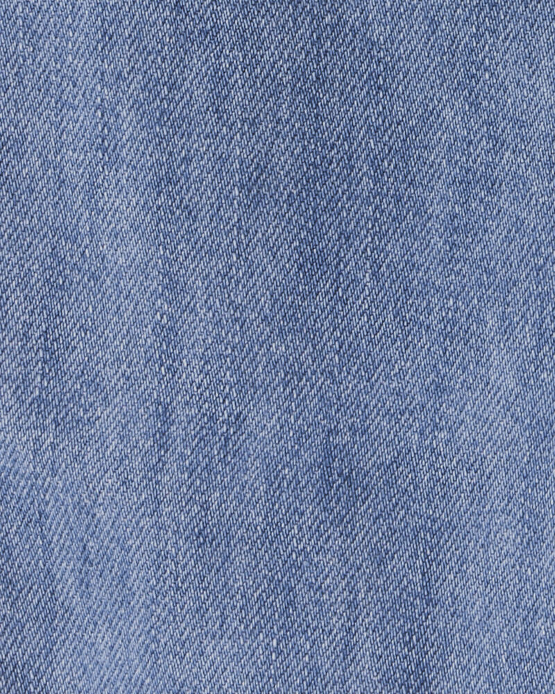 Baby Organic Cotton Denim Overalls, image 4 of 5 slides
