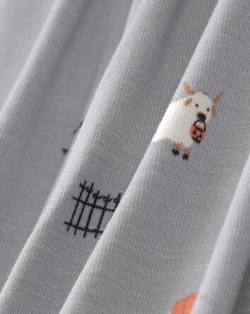 B&eacute;b&eacute; - Pyjama ajust&eacute; 1-pi&egrave;ce PurelySoft &agrave; motif d&rsquo;Halloween &ndash; Gris, 