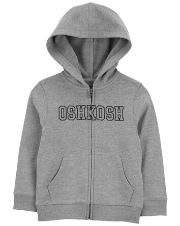 OshKosh Logo Zip-Up Hoodie, 