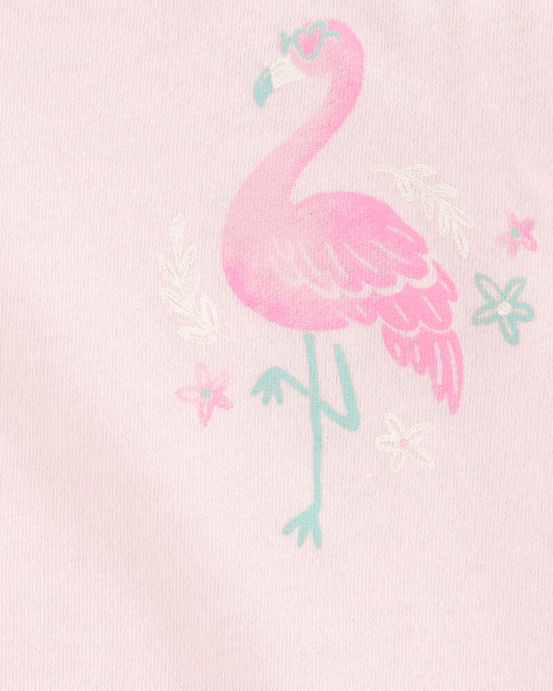 Toddler Flamingo Vintage Muscle Tank, image 2 of 3 slides