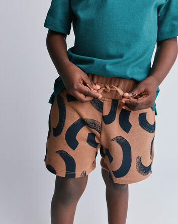 Toddler City Park&trade; Short in Abstract Print - Brown, 