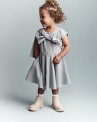 Toddler Girl Avenue Twirl™ Dress - Light Blue, image 4 of 7 slides
