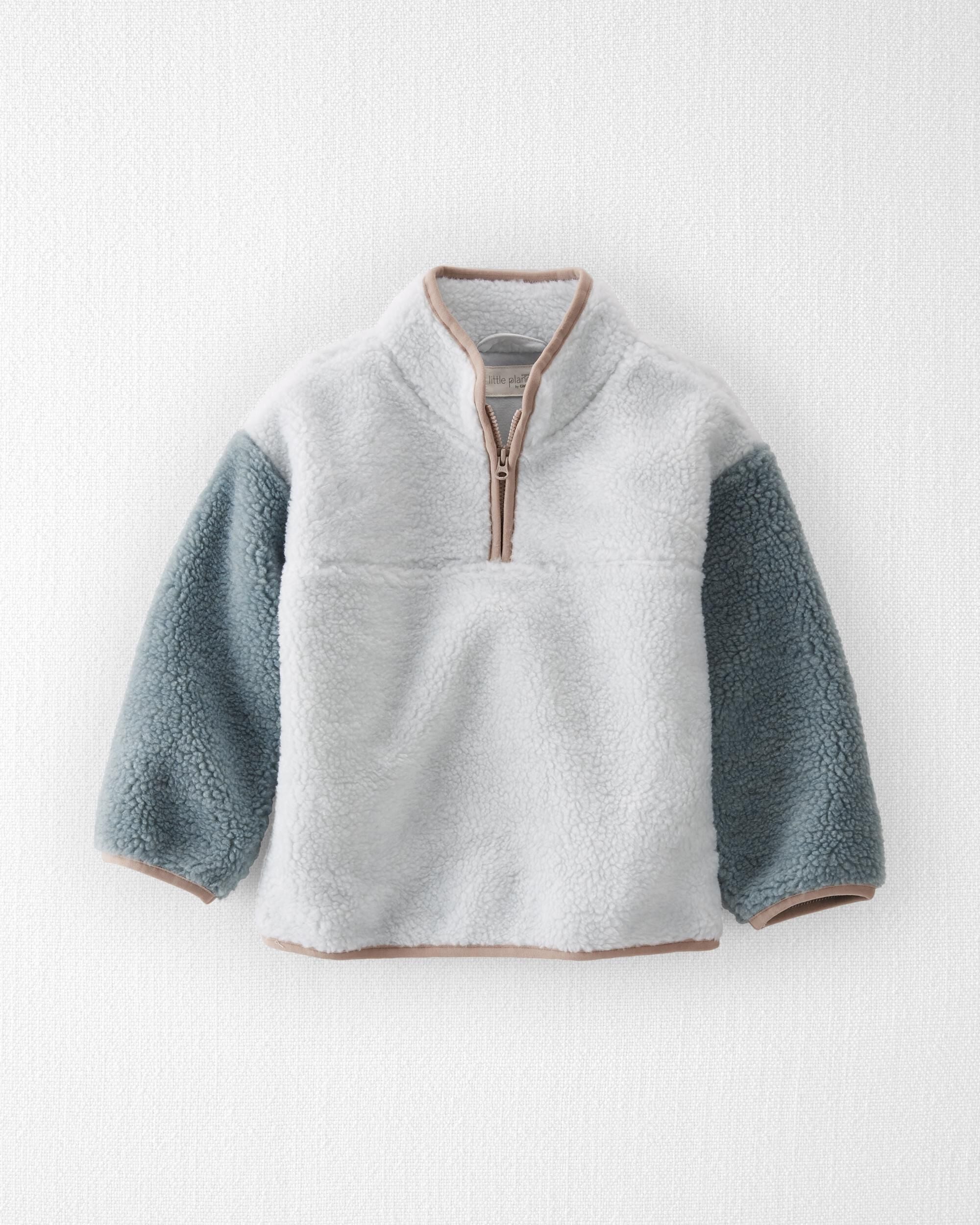 Sherpa quarter zip grey new arrivals