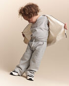 Toddler Girl Dolman-Sleeve Miriam Tee - Heather Grey, image 4 of 6 slides