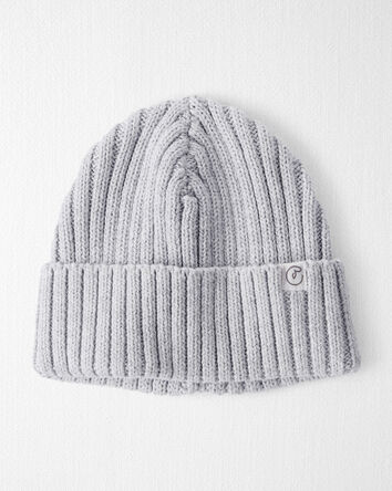 Bébé Tuque en tricot de coton biologique doux, 