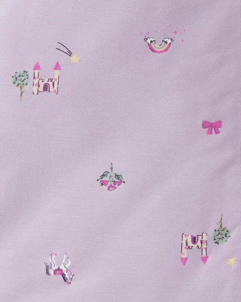 Baby Girl Fairytale 2-Way Zip PurelySoft Wearable Blanket - Purple, image 4 of 5 slides