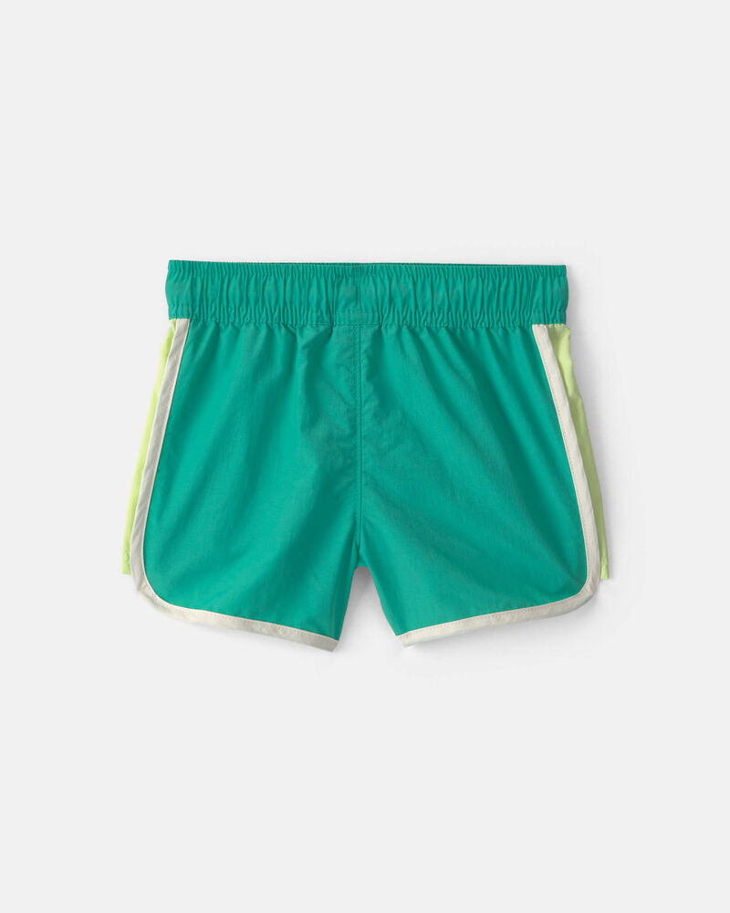 Toddler Active Shorts - Green, image 2 of 5 slides