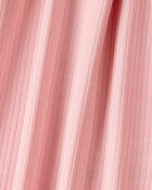 Bébé fille - Robe cache-couche de couleur unie - Rose, image 5 sur 7 diapositives