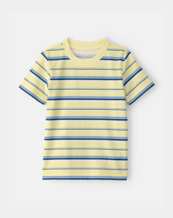 Tout-petit - T-shirt &agrave; rayures - Jaune/Bleu, 