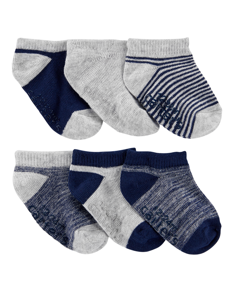 Toddler 6-Pack Ankle Socks, image 1 of 2 slides