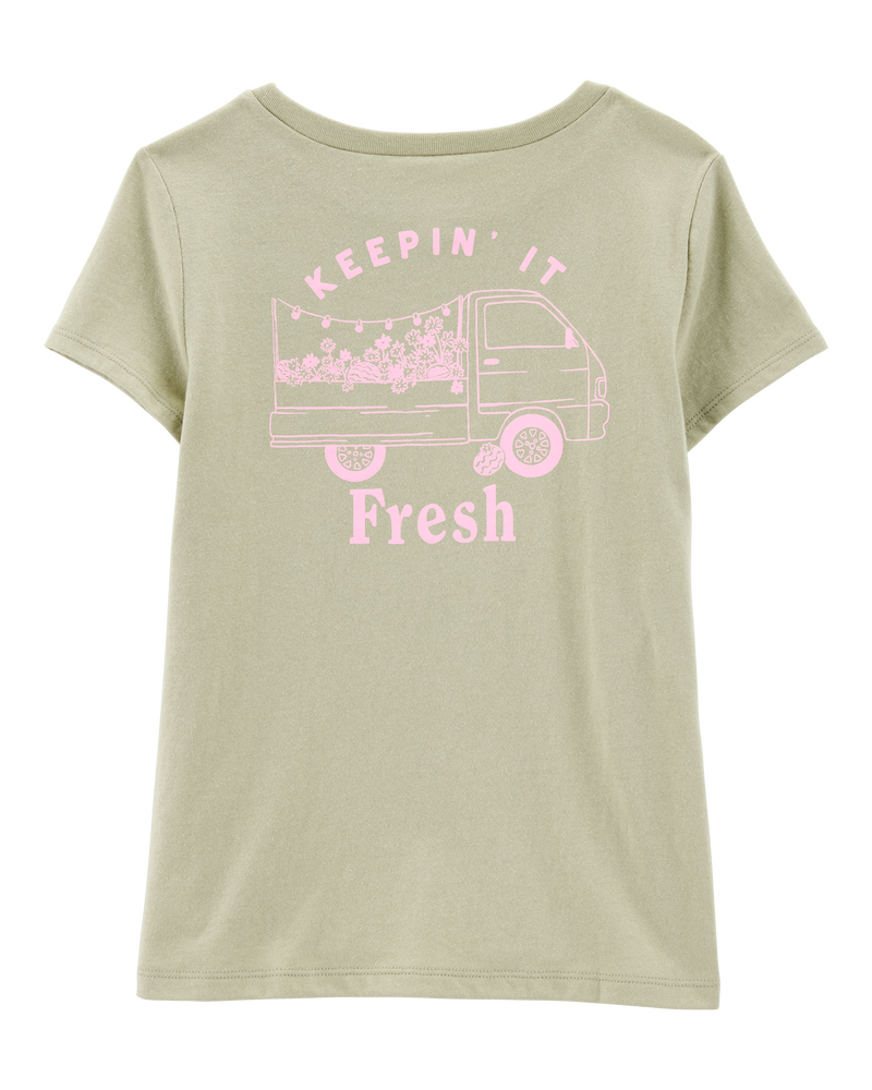 Kid Stay Fresh Graphic Short-Sleeve Tee - Green, image 2 of 5 slides