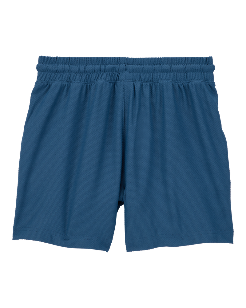 Kid Solid Woven Shorts - Navy, image 2 of 4 slides